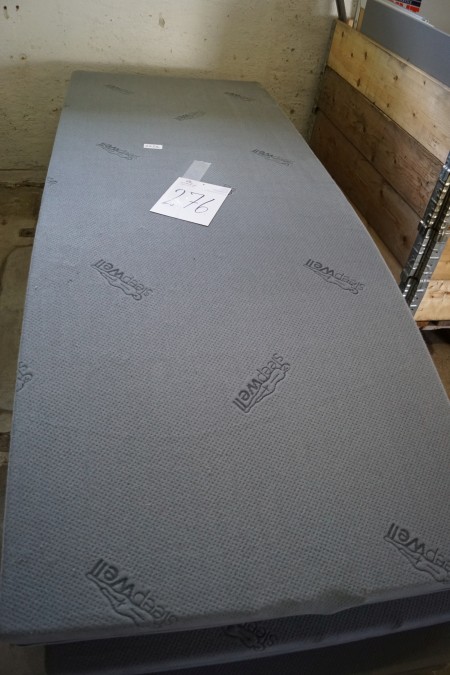 4 pcs. SleepWell mattresses with memory foam L: 210 B: 80 H: 13 cm.