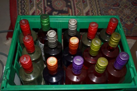 15 Flaschen gemischter Cuba Vodka 70 cl.