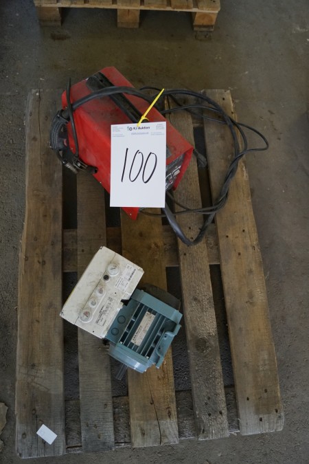 Co2-Schweißgerät, 130 Ampere, Elektromotor