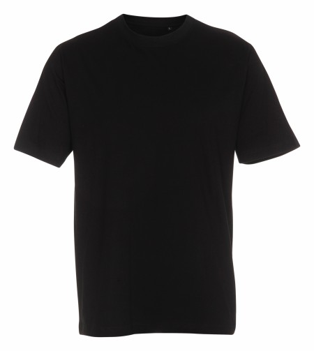 Druckloser Bügel: 31 Stück Rundhals-T-Shirt, schwarz, 100% Baumwolle. M