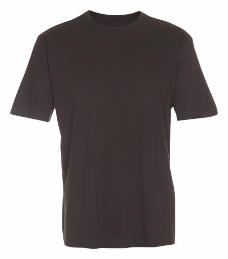 Drucklose Presse ohne Verbrauch: 50 Stück Rundhals-T-Shirt, schwarz / grau, 100% Baumwolle. 10 S - 10 M - 10 L - 10 XL - 10 XXL