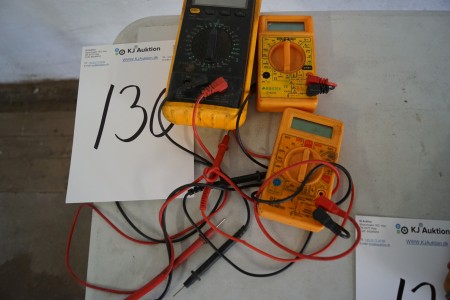 Measuring equipment for electricity.