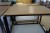 Tisch mit schwarzem Rahmen 8 Stück B 71 cm, L120, H 72 cm, 4 Stück mit schwarzem Rahmen B 80 cm, L 160 cm H 75 cm