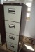 2 pcs. file cabinet 46 x 138 cm. 40 x 138 cm, D. 62 cm.