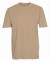 Non-pressed non-pressed company: 35 STK. T-shirt, round neck, sand, 100% cotton, 15 L-10 XL - 10 XXL