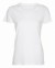 Non-pressed Upright: 28 pcs. LADY T-shirt, WHITE, 100% Cotton. 9 XS - 19 S