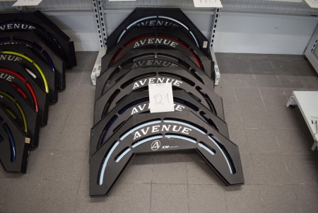 6 sets of bicycle mudguards ID no. Avenue