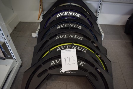 6 sets of bicycle mudguards ID no. Avenue