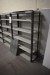 3 pieces. steel racks + 6 pcs. shelving (4 of them with wheels) + exhibition landing, not assembled