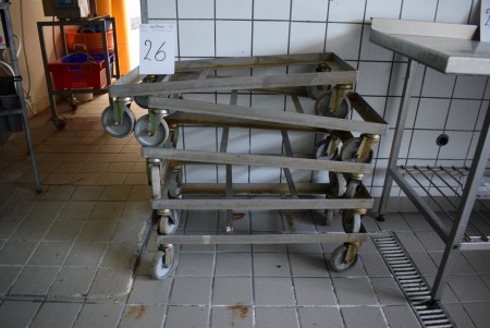 5 pieces. trolleys for fish boxes