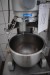 Mixer + stainless steel table B 60 D x 60 x 66 cm H