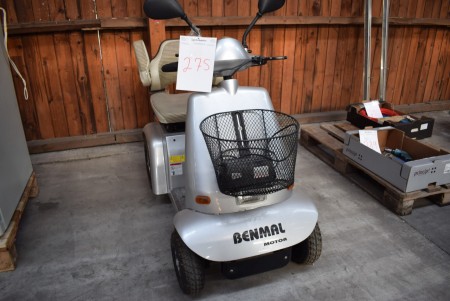 4-wheel electric scooter marked. Benmal