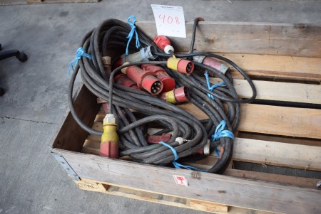 Power Cable + connectors used.