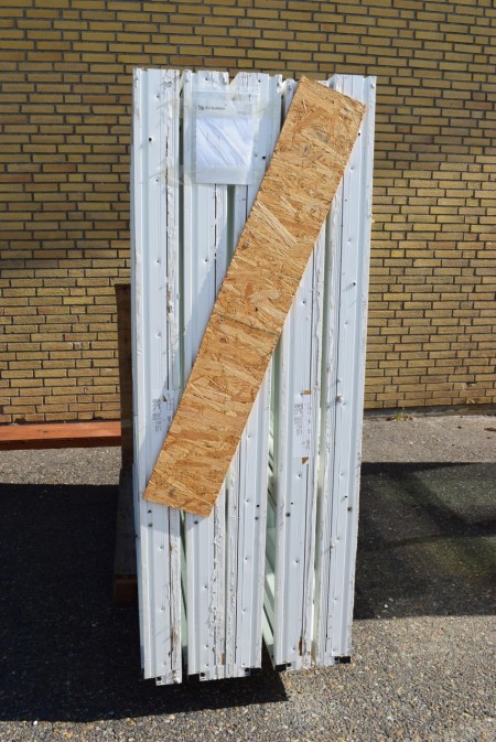 3 pieces. Doors wood / aluminum B: 67.8 x H: 201.8 cm