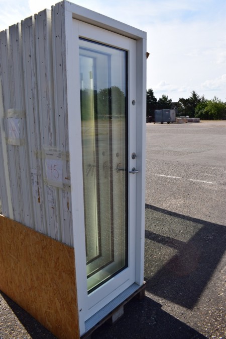 3 Stk. Türen Holz / Aluminium-B: 75,8 x H: 201,8 cm
