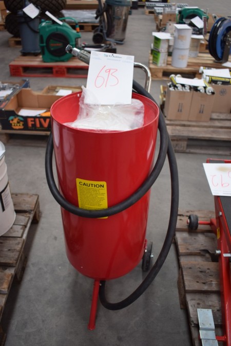 Sandstrahl- Topf 44 Liter. ungebraucht