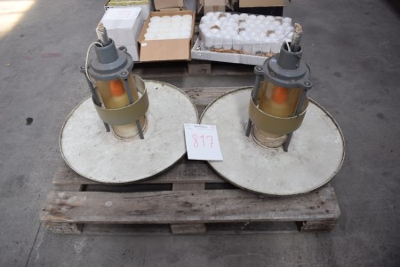 2 pcs. Industry street lamps