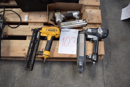3 pieces. compressed air Staplers / nailer