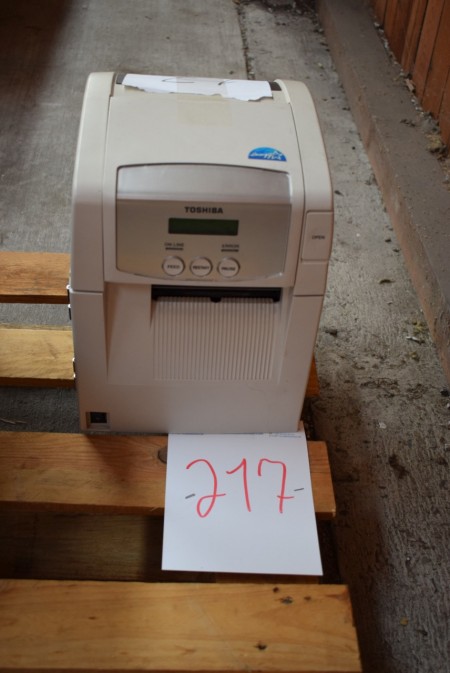 Toshiba B-A4TP-GS12 label printer