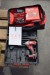 Bolt Screw machine cordless Milwaukee with charger and two batteries + bag.
