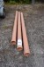 3 stk. PVC rør Ø160 mm L 300 cm