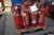 8 pcs. fire extinguishers
