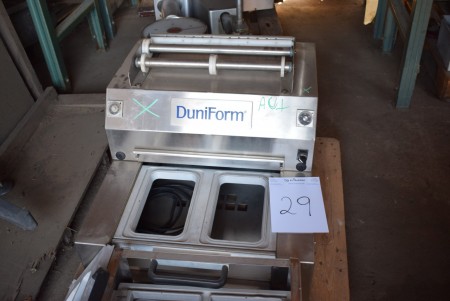 Packing machine marked. DuniForm with additional tools