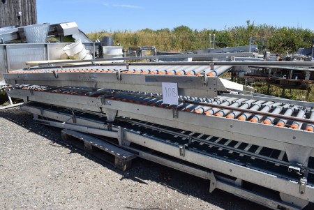 Ca. 15 m approx roller conveyor B 45 cm
