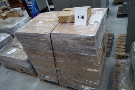 Pallet cardboard boxes, inner yards L 360 x W 80 x H 250 mm. 300 pcs.
