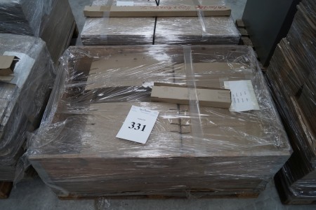 Pallet cardboard boxes, inner yards L 360 x W 80 x H 40 mm. 450 paragraph.