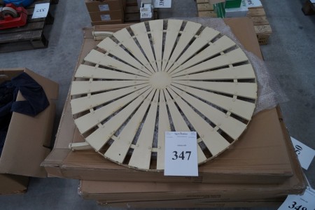 Round metal garden table, Ø 104 cm