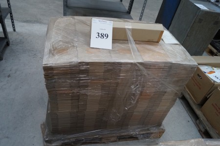 Palle papkasser, indvendig mål L 550 x B 110 x H 90 mm. 550 stk.