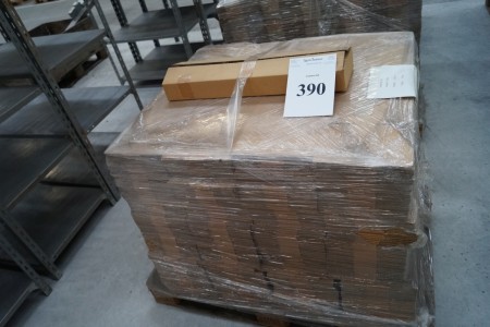 Palle papkasser, indvendig mål L 650 x B 170 x H 70 mm. 300 stk.