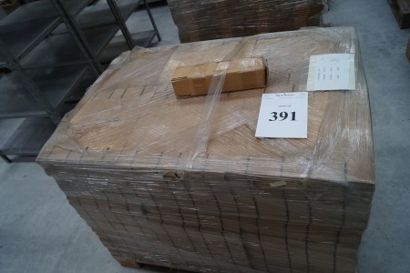 Palle papkasser, indvendig mål L 255 x B 80 x H 60 mm. 850 stk.