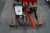 Chain saw marked. Partner + Electric Chainsaw marked. Sachs Dolmer
