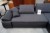 Sofa with chaise longue