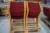 12 pcs. chairs with fabric seats