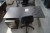 Sit / stand table with drawers and swivel chair