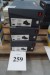 3 pairs of safety shoes str. 45, mrk. mascot