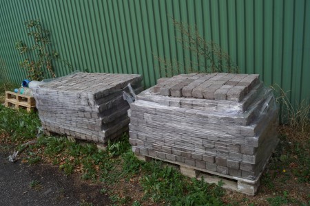 2 pallets terasse stones 9,5x9,5x4,5 cm