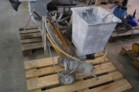 WAGNER paint sprayer with cart.