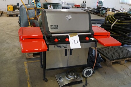 Weber Summit Silver Gas Grill works as well as Coat + Hot Wok Blus.
