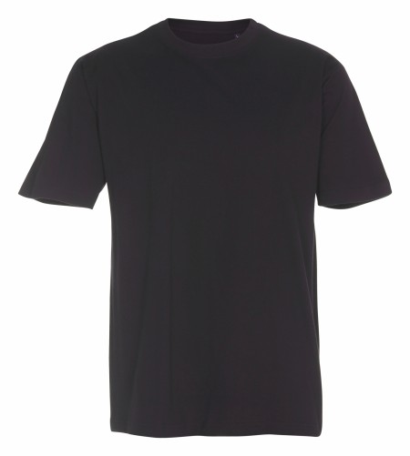 Non-Pressed Upright Upright: 40 pcs. T-Shirt, Round Neckline, BLACK, 100% Cotton, 10 S - 15 M - 20 L
