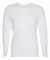 Firmatøj uden tryk ubrugt: 20 stk. T-shirt med lange ærmer, rundhalset, HVID, 100% bomuld, 3XL