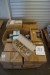 Various lamps + 17 boxes with soap dispenser