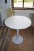 Desk 130x50 cm height adjustable + round table