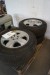 4 tires with alloy rims for Mercedes 235/65 R 17