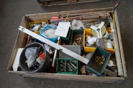 Various fittings, screws, tools and more