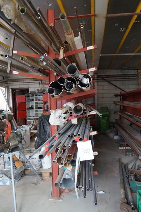 Contents on branch rack, hydraulic pipes, galvanized pipes and more