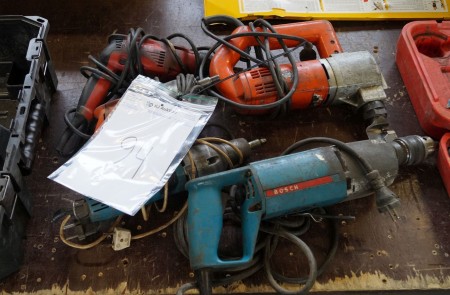 5 pieces of power tool
